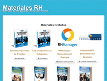 Tablet Screenshot of materialesrh.com